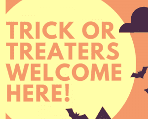Trick or treaters welcome here!